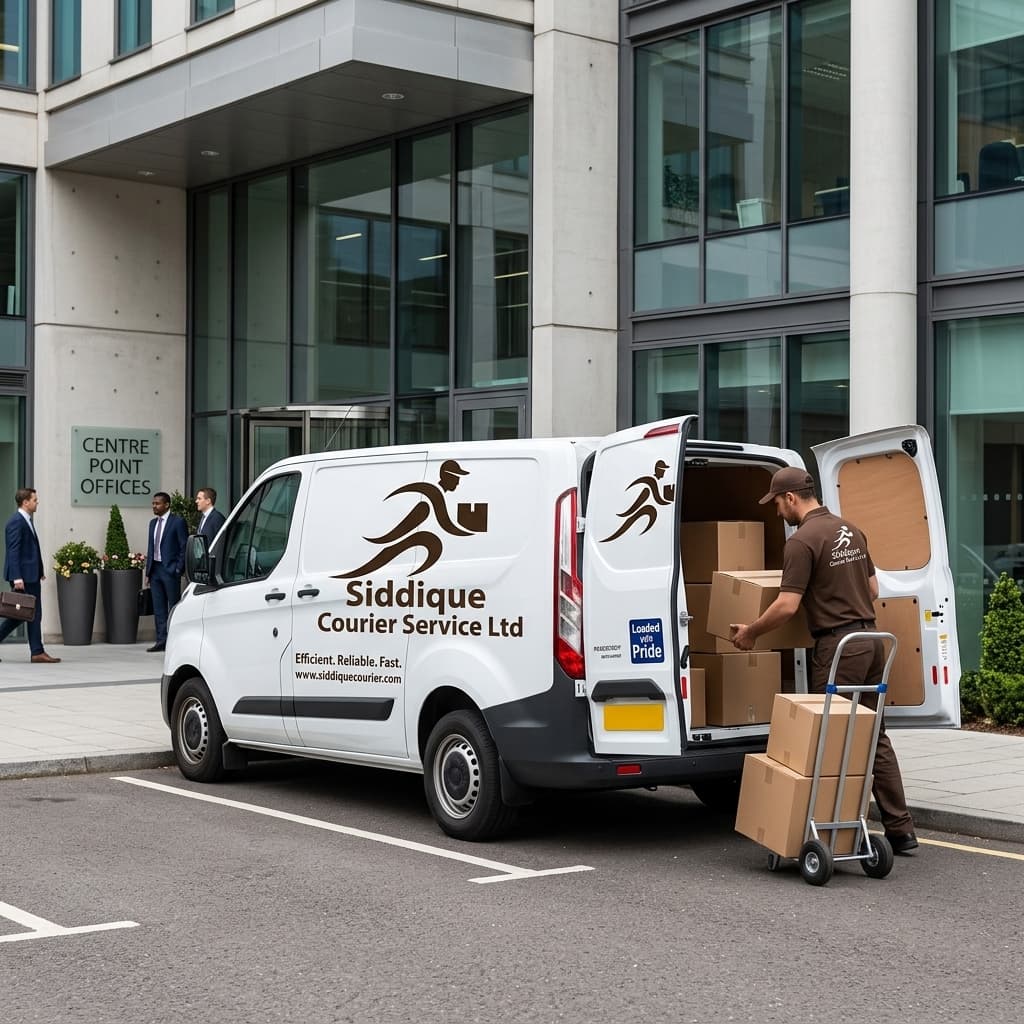 Professional business delivery and courier support